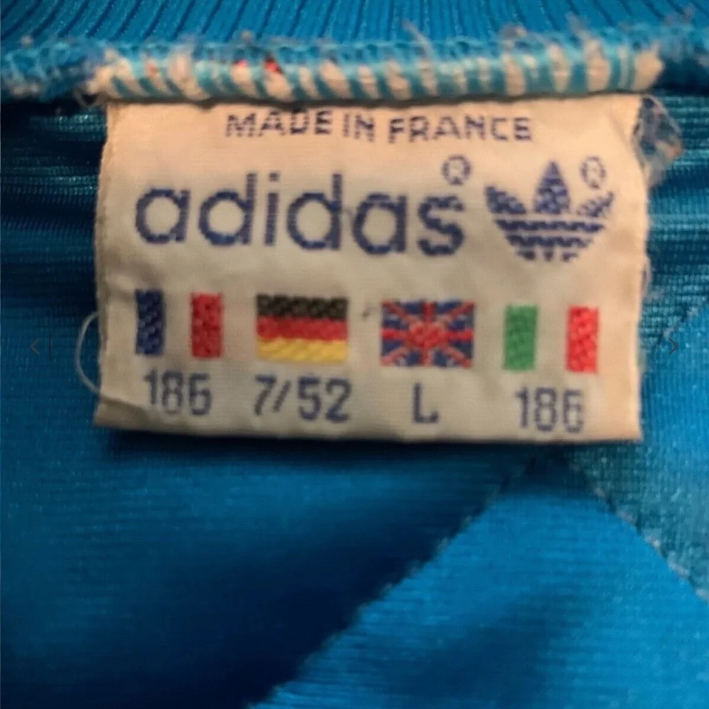 Vintage Adidas VENTEX 80's Made in France Jacket Retro Sz L Mega Rare Mint L - Picture 4 of 8